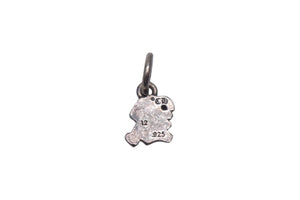 CHROME HEARTS クロムハーツ アルファベット ミニ K チャーム シルバー 美品 中古 67619