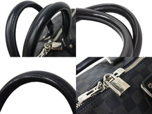 画像をギャラリービューアに読み込む, LOUIS VUITTON ルイ ヴィトン キーポル バンドリエール45 ボストンバッグ N41418 ダミエグラフィット ブラック 美品 中古 67624