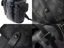 画像をギャラリービューアに読み込む, 極美品 LouisVuitton ルイヴィトン クリストファー PM バックパック リュック M46331 モノグラムエクリプスリバースキャンバス 中古 67630