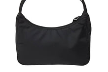 Load image into Gallery viewer, PRADA プラダ Hobo ホーボー ワンショルダーバッグ ミニハンドバッグ トライアングルロゴ ナイロン ブラック 良品 中古 67634