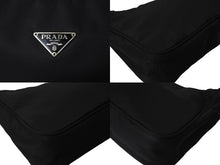 Load image into Gallery viewer, PRADA プラダ Hobo ホーボー ワンショルダーバッグ ミニハンドバッグ トライアングルロゴ ナイロン ブラック 良品 中古 67634