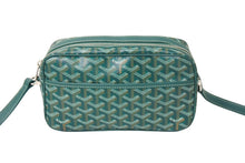 画像をギャラリービューアに読み込む, 新品未使用 GOYARD ゴヤール カップヴェールPM ショルダーバッグ グリーン シルバー金具 ゴヤールディンキャンバス 中古 67636