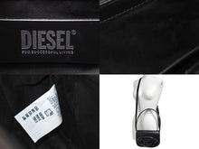 画像をギャラリービューアに読み込む, DIESEL ディーゼル ショルダーバッグ 1dr レザークロスボディバッグ X08396PR818 ブラック シルバー金具 美品 中古 67637