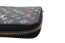 Load image into Gallery viewer, LOUIS VUITTON ルイヴィトン ジッピーウォレット M60050 長財布 モノグラム マルチカラー ブラック ピンク PVC レザー 美品 中古 67642