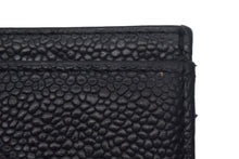 画像をギャラリービューアに読み込む, CHANEL シャネル カードケース 15番台 48655 タイムレスクラシックライン ココマーク キャビアスキン ブラック 美品 中古 67648