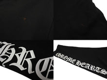 画像をギャラリービューアに読み込む, CHROME HEARTS クロムハーツ スウェットパンツ サイドロゴ サイズL シルバー金具 ブラック 美品 中古 67705