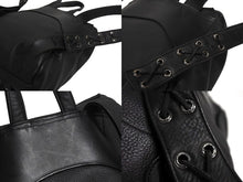 画像をギャラリービューアに読み込む, CHROME HEARTS クロムハーツ BSフレア リュック デイパック ラガープリント スクロールロゴ ブラック シルバー925 美品 中古 67706