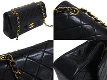 画像をギャラリービューアに読み込む, CHANEL シャネル マトラッセ 23 Wフラップ チェーン ショルダーバッグ ブラック 1番台 ラムスキン ココマーク ゴールド金具 美品 中古 67715