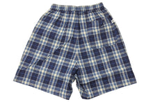 画像をギャラリービューアに読み込む, 新品未使用品 ICECREAM アイスクリーム CHECK FLANNEL EASY SHORTS RUNNING DOG ICJP233P003 ONE SIZE ブルー チェック 中古 67730