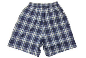 新品未使用品 ICECREAM アイスクリーム CHECK FLANNEL EASY SHORTS RUNNING DOG ICJP233P003 ONE SIZE ブルー チェック 中古 67730