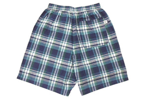 新品未使用品 ICECREAM アイスクリーム CHECK FLANNEL EASY SHORTS RUNNING DOG ICJP233P003 ONE SIZE グリーンチェック 中古 67731