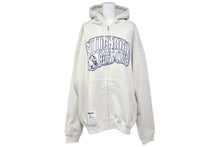 Load image into Gallery viewer, 新品未使用 BILLIONAIREBOYSCLUB ビリオネアボーイズクラブ APPLIQUE LOGO ZIP UP HOODIE ARCH LOGO サイズL グレー 67734