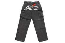 Load image into Gallery viewer, 新品未使用 Billionaire Boys Club ICECREAM ビリオネアボーイズクラブ アイスクリーム デニムカーゴパンツ サイズL ブラック 中古 67738