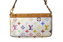 Load image into Gallery viewer, LOUIS VUITTON ルイヴィトン 村上隆 ポシェットアクセソワール ハンドバッグ ワンショルダーバッグ M92649 マルチカラー 美品 中古 67753