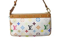 Load image into Gallery viewer, LOUIS VUITTON ルイヴィトン 村上隆 ポシェットアクセソワール ハンドバッグ ワンショルダーバッグ M92649 マルチカラー 美品 中古 67753