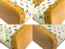 画像をギャラリービューアに読み込む, LOUIS VUITTON ルイヴィトン モノグラムマルチカラー アルマ ハンドバッグ 村上隆 ホワイト M92647 美品 中古 4c067772