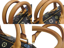 画像をギャラリービューアに読み込む, LOUISVUITTON ルイヴィトン モノグラムマルチカラー スピーディ30 ハンドバッグ 村上隆 M92642 ブラック 美品 中古 4c067775