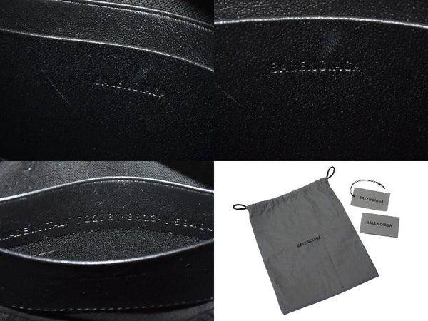 Very Good Condition BALENCIAGA Le Cagole Heart Shoulder Bag Leather Green Silver Used 4c067786