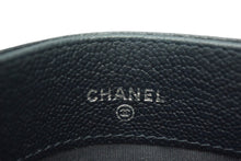 Load image into Gallery viewer, 極美品 CHANEL シャネル カードケース パスケース 名刺入れ 23番台 ココマーク ネイビー レザー 中古 4c067833