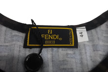 Load image into Gallery viewer, 新品未使用 FENDI フェンディ 半袖Tシャツ D-OS-9300W サイズ44 ズッカ柄 ペカン柄 ブラウン ブラック 中古 4c067837