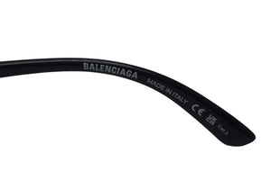 BALENCIAGA バレンシアガ 90s OVAL サングラス BB0285S サイズ83□15 120 XL ブラック プラスチック 美品 中古 4c067841