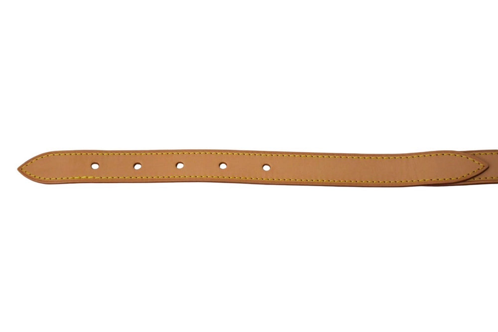 LouisVuitton Shoulder strap for buggy TH3087 Tanned leather Brown Good condition Used 4c067853