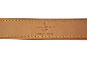 LouisVuitton Shoulder strap for buggy TH3087 Tanned leather Brown Good condition Used 4c067853