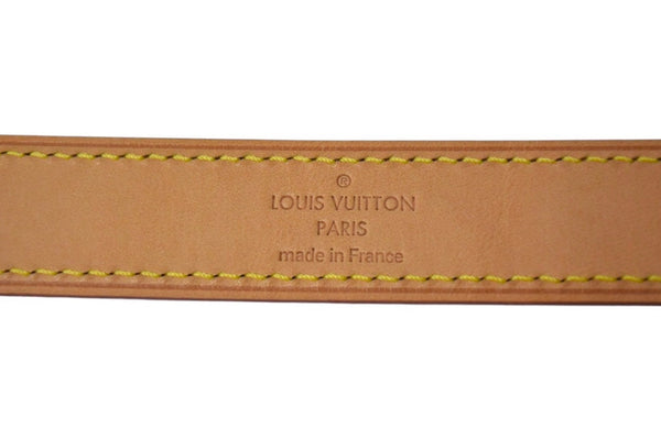 LouisVuitton Shoulder strap for buggy TH3087 Tanned leather Brown Good condition Used 4c067853