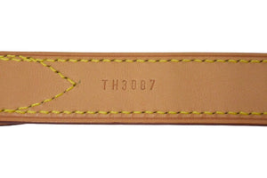 LouisVuitton Shoulder strap for buggy TH3087 Tanned leather Brown Good condition Used 4c067853