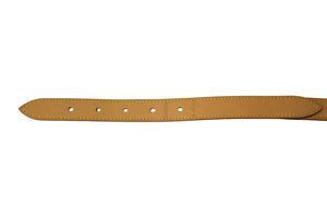 LouisVuitton Shoulder strap for buggy TH1018 Tanned leather Brown Good condition Used 4c067854