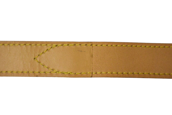 LouisVuitton Shoulder strap for buggy TH1018 Tanned leather Brown Good condition Used 4c067854