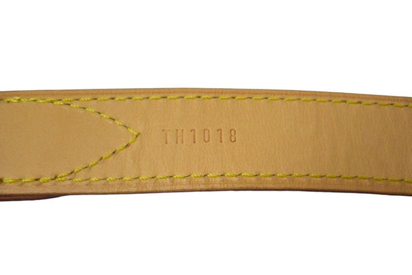 LouisVuitton Shoulder strap for buggy TH1018 Tanned leather Brown Good condition Used 4c067854