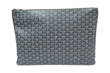 Load image into Gallery viewer, GOYARD ゴヤール セナGM クラッチバッグ グレー ゴヤールディンキャンバス シルバー金具 SENAT2GMLTY07CL07P 中古 4c067859