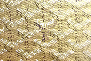 新品同様 GOYARD ゴヤール ミノディエール トランクバッグ MINA55PMLTY60CL60O ゴールド PVC レザー ゴールド金具 中古 4c067869