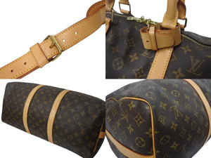 LOUIS VUITTON ルイヴィトン キーポルバンドリエール50 ボストンバッグ M41416 モノグラムキャンバス ブラウン 美品 中古 4c067955