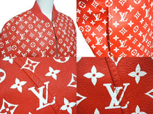 Load image into Gallery viewer, SUPREME シュプリーム LOUIS VUITTON ルイヴィトン LV Leather Baseball Jacket レザージャケット HDL90ED0S サイズ44 ゴートレザー 美品 中古 4c067958