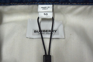 新品未使用 BURBERRY バーバリー Bottle Cap Detail Denim Jacket ボトル キャップ ディテール デニム ジャケット 4559059 サイズ50 中古 4c067960