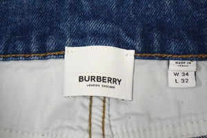 新品未使用 BURBERRY バーバリー Bottle Cap Detail ボトル キャップ ディテール デニム パンツ 4559060 サイズ34x32 中古 4c067961