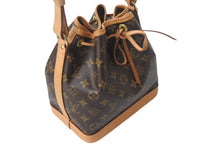 Load image into Gallery viewer, Louis Vuitton ルイヴィトン ショルダーバッグ プチノエ モノグラム M40818 ブラウン ゴールド金具 美品 中古 4c067965