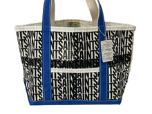 画像をギャラリービューアに読み込む, 新品未使用 SAINT MICHAEL セントマイケル トートバック サイズM ブルー SM-YS1-0000-085 コットンキャンバス 中古 4c067992