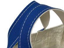 画像をギャラリービューアに読み込む, 新品未使用 SAINT MICHAEL セントマイケル トートバック サイズM ブルー SM-YS1-0000-085 コットンキャンバス 中古 4c067992