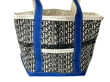 画像をギャラリービューアに読み込む, 新品未使用 SAINT MICHAEL セントマイケル トートバック サイズS ブルー SM-YS1-0000-084 コットンキャンバス 中古 4c067994