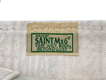 画像をギャラリービューアに読み込む, 新品未使用 SAINT MICHAEL セントマイケル トートバック サイズS ブルー SM-YS1-0000-084 コットンキャンバス 中古 4c067994