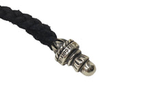 画像をギャラリービューアに読み込む, 未使用 新型 クロムハーツ BSフレア ドローストリングス バッグ 巾着 シルバー 黒 中古 4c068004