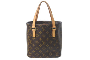 LOUIS VUITTON ルイヴィトン ヴァヴァンPM ハンドバッグ M51172 モノグラム ブラウン PVC レザー 美品 中古 4c068027