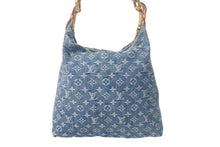 Load image into Gallery viewer, LOUIS VUITTON ルイヴィトン バギーGM ショルダーバッグ M95048 モノグラムデニム ブルー ベージュ 美品 中古 4c068041