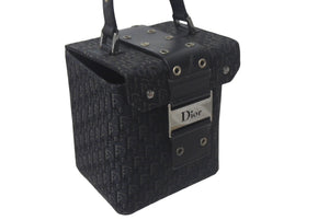 Christian Dior クリスチャンディオール バニティ ハンドバッグ ストリートシック トロッター ジャガード レザー 美品 中古 4c068057