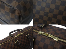 Load image into Gallery viewer, 極美品 LOUIS VUITTON ルイヴィトン スピーディ35 ハンドバッグ N41363 ダミエキャンバス ブラウン ゴールド金具 中古 4c068083