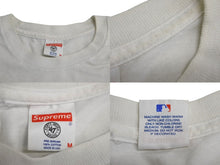 Load image into Gallery viewer, Supreme シュプリーム New York Yankees × 47 Brand ボックスロゴ Ｔシャツ サイズM ニューヨークヤンキース ホワイト ネイビー 良品 中古 4c068109