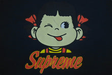 Load image into Gallery viewer, Supreme シュプリーム 15SS Candy 半袖Ｔシャツ サイズL ペコちゃん ネイビー コットン プリント 美品 中古 4c068115